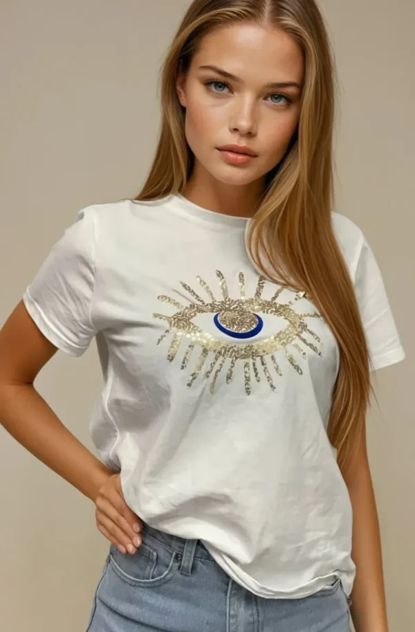 MIXED BRANDS - Eye Tshirt 007 - White Hot