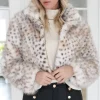 MIXED BRANDS - Fake fur Jacket Short 77008 - Leo Discount