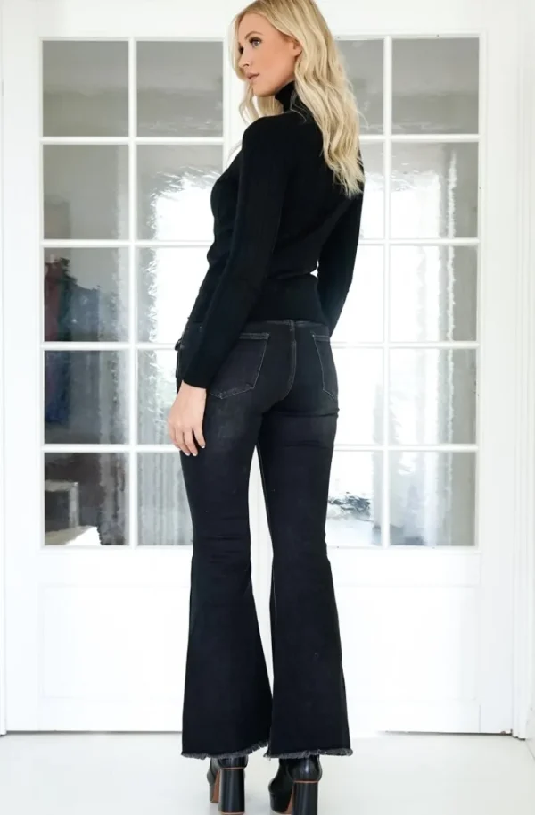 MIXED BRANDS - Flare jeans - Black Online