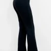 MIXED BRANDS - Flare pant with slit 7464/7462 - Black Online