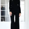 MIXED BRANDS - Flare Pant - Black Fashion