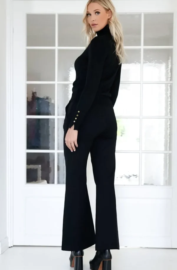 MIXED BRANDS - Flare Pant - Black Fashion