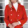 MIXED BRANDS - Jacket with buttons 3812 - Red Clearance