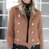 MIXED BRANDS - Jacket with buttons 3812 - Camel Best