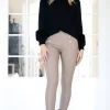 MIXED BRANDS - Legging seamless with buttons 212 - Taupe Online