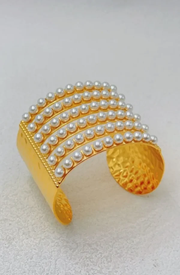 MIXED BRANDS - LLBR59 - Bangle with pearls Fashion