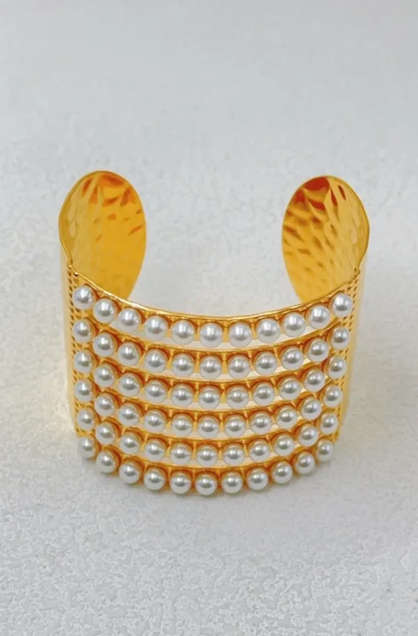 MIXED BRANDS - LLBR59 - Bangle with pearls Fashion