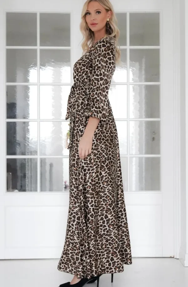 MIXED BRANDS - Long dress 6535 Leo - Brown Outlet