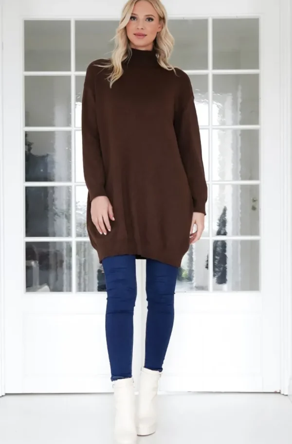 MIXED BRANDS - Long sleeve top 1152 - Marrone Sale