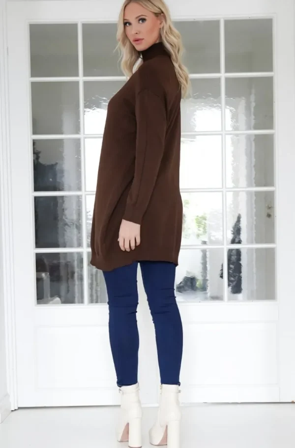 MIXED BRANDS - Long sleeve top 1152 - Marrone Sale