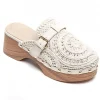 MIXED BRANDS - Mules Crochet 6627 - Beige Fashion