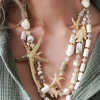 MIXED BRANDS - Necklace large seastar 666-1400 - Gold Clearance