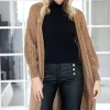 MIXED BRANDS - Oversized knit cardigan with pockets 1158 - Camel Clearance