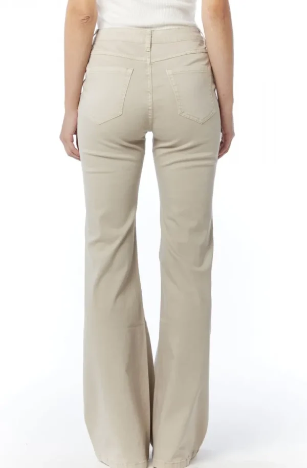 MIXED BRANDS - Pant Cotton Flare 8056 - Beige Online