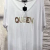 MIXED BRANDS - Queen plus size t-shirt AC509 - White Best