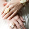 MIXED BRANDS - Ring Seashell Star 512 - Champagne Online