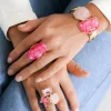 MIXED BRANDS - Ring Seashell Star 512 - Pink New