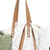 MIXED BRANDS - Round Crochet Bag 1349 - White Clearance