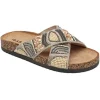 MIXED BRANDS - Sandal with stones 7069 - Beige Online