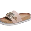 MIXED BRANDS - Sandal with buckle with stones 2332 - Pink Best