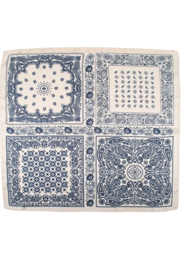 MIXED BRANDS - Scarf paisley 0981 - White Online