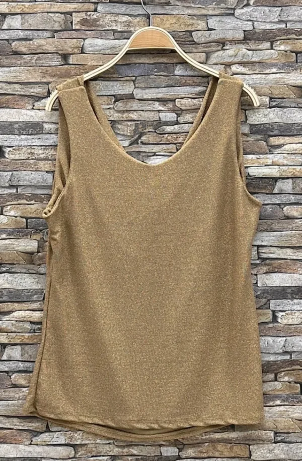 MIXED BRANDS - Sirina Tank - Gold Hot