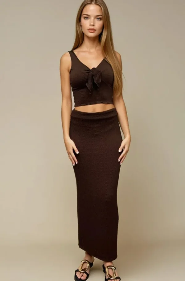 MIXED BRANDS - Skirt VD1828 - Choco Discount