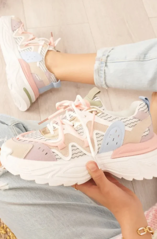 MIXED BRANDS - Sneaker 8950 - Pastel Multi Best