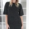 MIXED BRANDS - Studded Dress 8065 - Black Hot