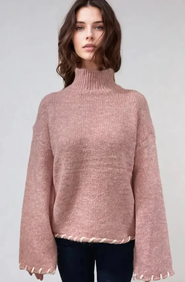 MIXED BRANDS - Sweater 6633 - Pink Outlet