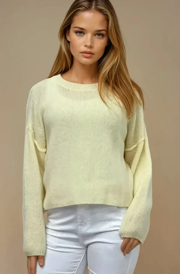 MIXED BRANDS - Sweater 1312 - Yellow Outlet