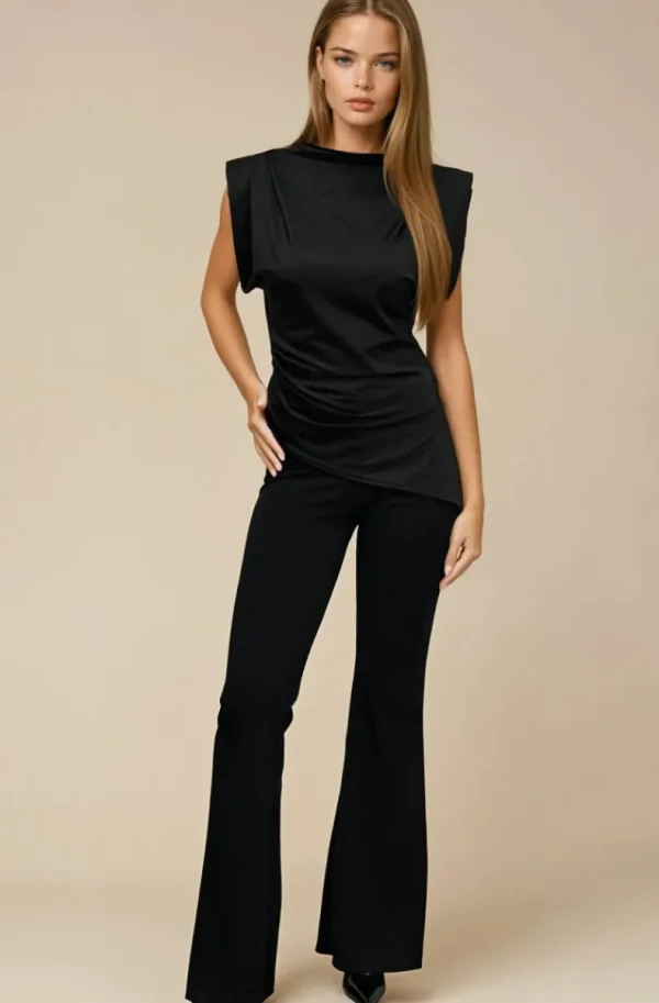 MIXED BRANDS - Symmetrical Top 90204 - Black Online