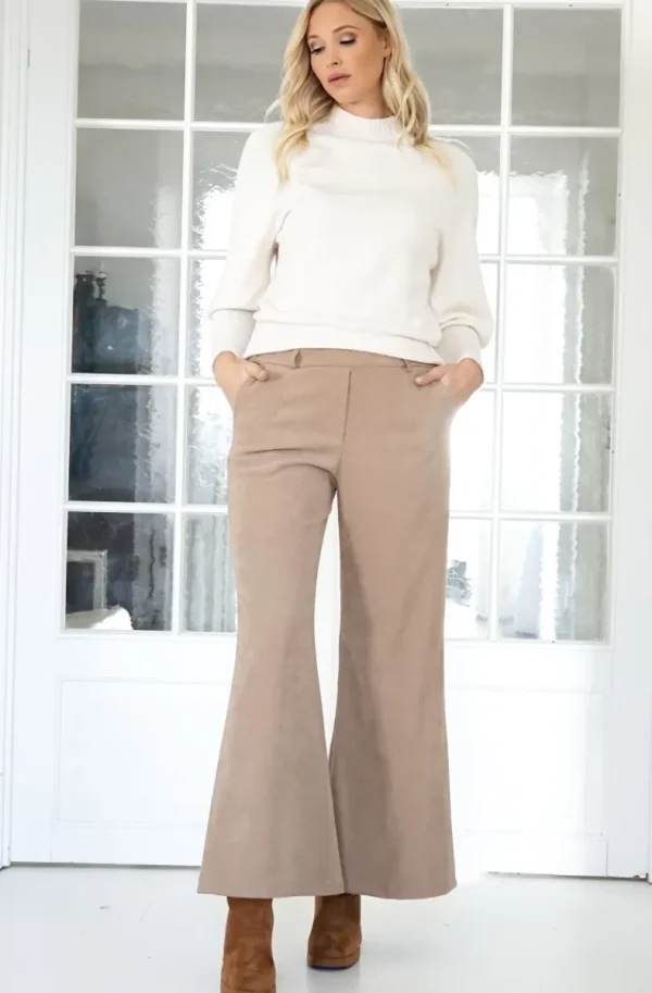 MIXED BRANDS - the perfect flare pant 3337 - Camel Sale