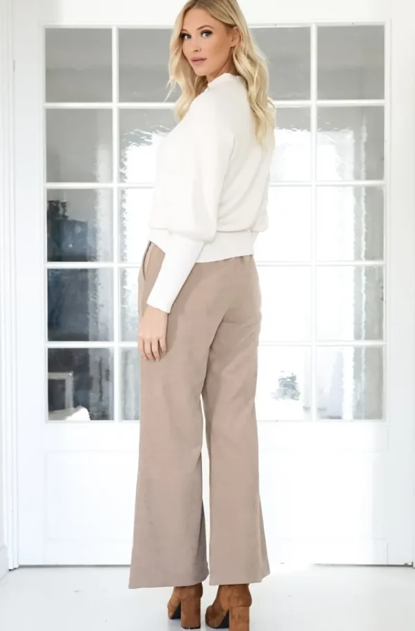 MIXED BRANDS - the perfect flare pant 3337 - Camel Sale