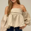 MIXED BRANDS - Top 1546 - Beige Sale