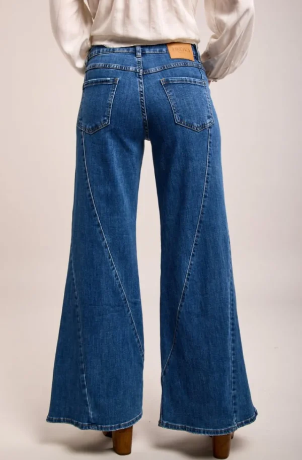 MIXED BRANDS - Trendy wide jeans 2771 - Blue Online