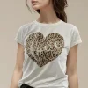 MIXED BRANDS - Tshirt Leo Love Heart 5223 - White New