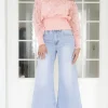 MIXED BRANDS - Wide flare jeans 2289 - Light Blue Clearance