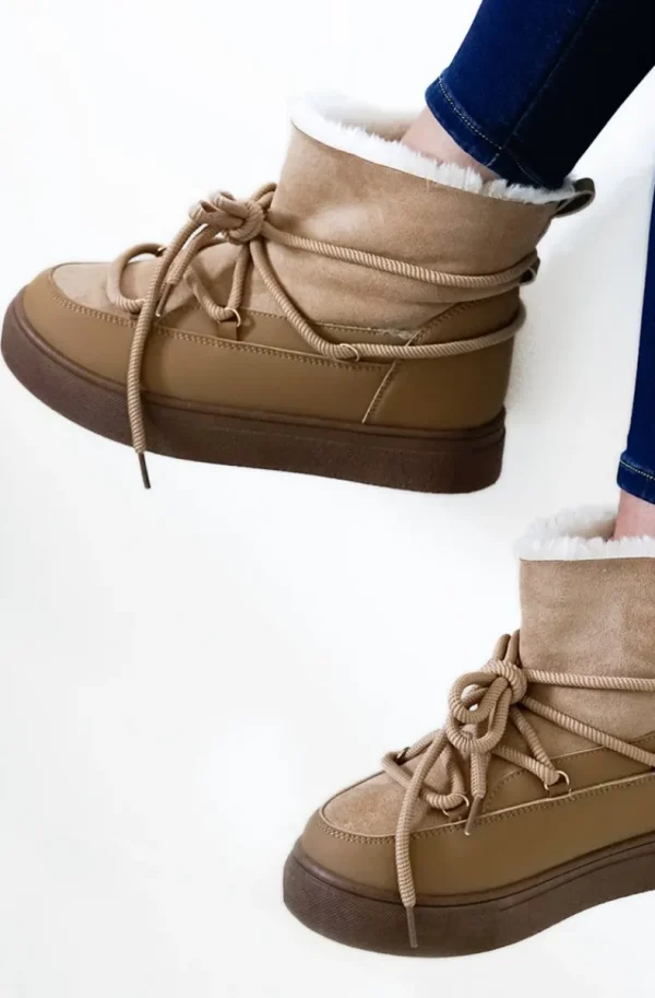 MIXED BRANDS - Winter boot 8933 - Camel Discount