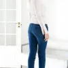 MY ESSENTIAL WARDROBE - Celina High Straight Jeans Medium Blue 32 Clearance