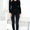 MY ESSENTIAL WARDROBE - The Celina Zip Slim - Black Wash Fashion