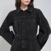 NORR - Hannali denim dress - Black wash New