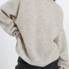 NORR - Hazina knit top - Beige Melange Outlet