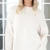 NORR - Strings Knit top - Offwhite Discount