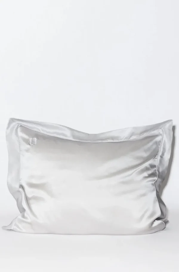 OUR NEW ROUTINE - Silk Pillowcase 002 Light Grey Discount