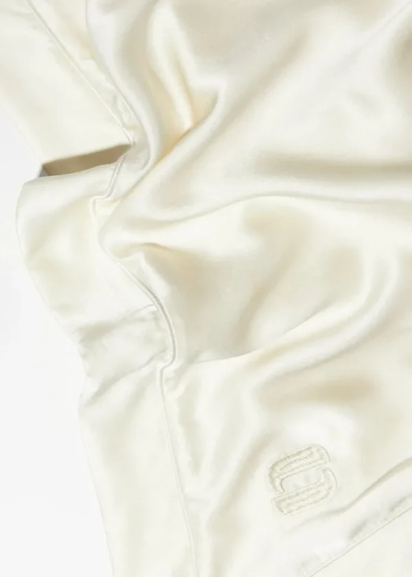 OUR NEW ROUTINE - Silk Pillowcase 004 Ivory Clearance