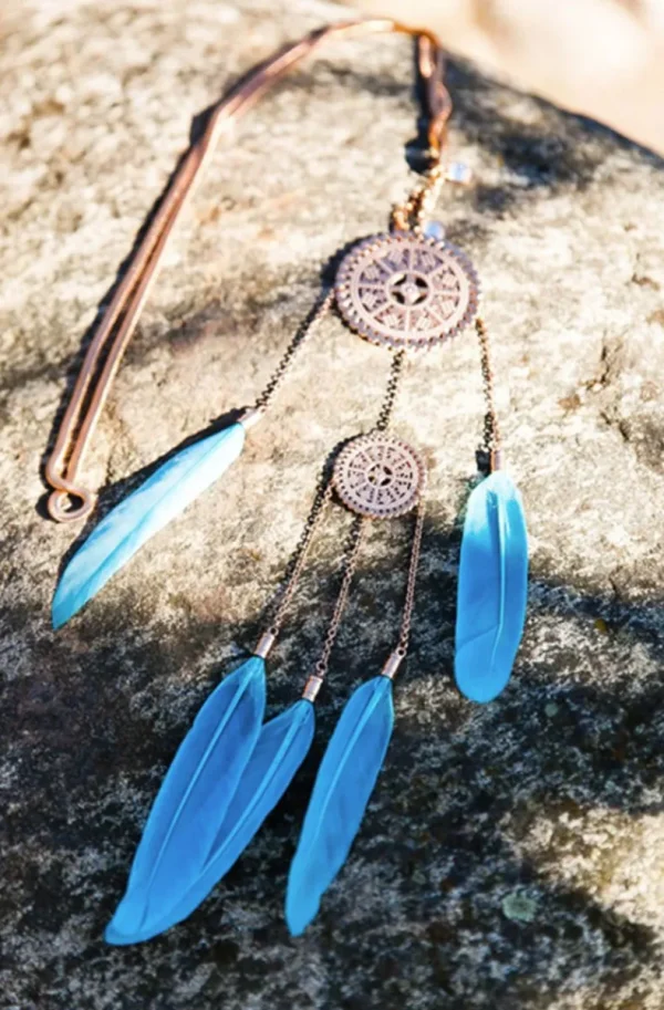 PLAIN VANILLA - Dreamcatcher Necklace - Rose Turkos Online