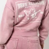 TRUE RELIGION - Washed old mutli srs Hoodie - Heather Rose Sale