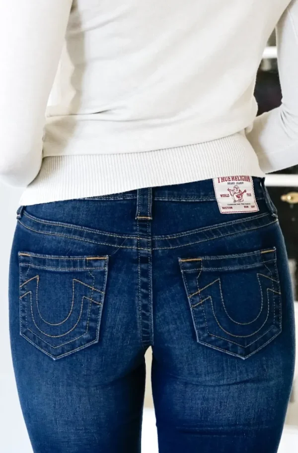 TRUE RELIGION -Billie Midrise Straight - Indigo Upgrade Sale