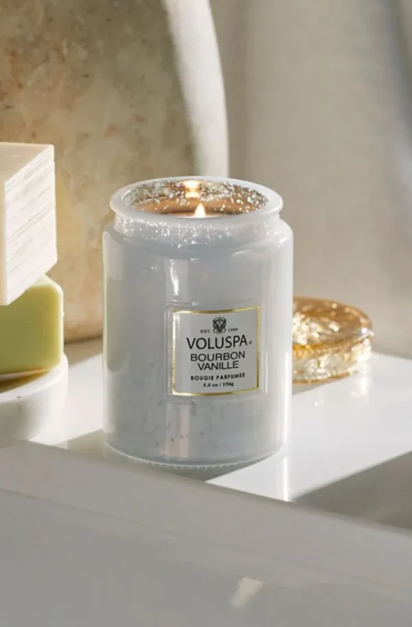 VOLUSPA - Bourbon Vanille Small Jar Candle Clearance